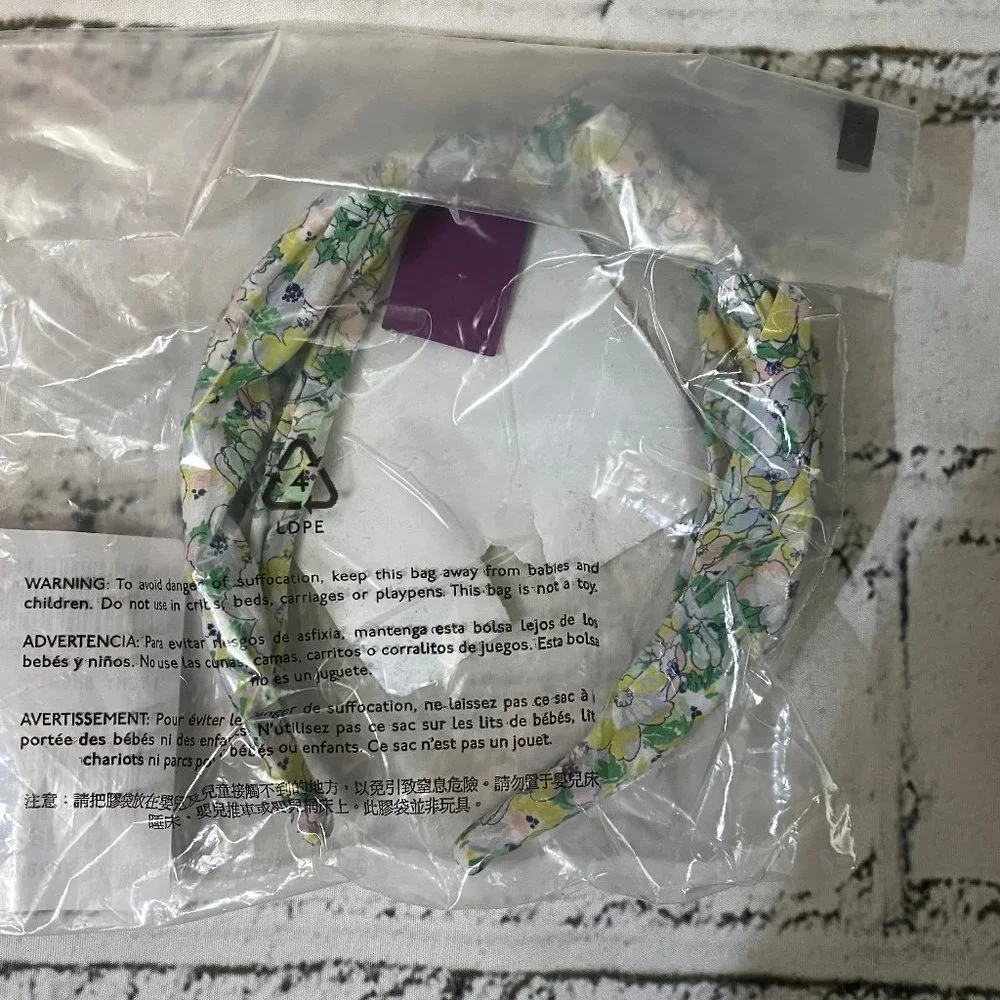 J. Crew Knot headband in Liberty fabric
